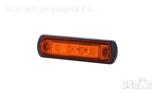 ЛЕД LED габарит с 4 диода ЧЕРВЕНИ 12V/24V , Полша , снимка 2 - Аксесоари и консумативи - 35311200