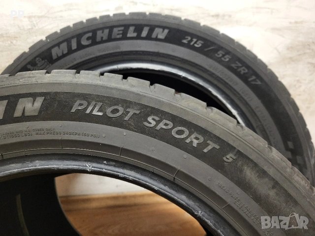  2 бр. 215/55/17 Michelin / летни гуми, снимка 8 - Гуми и джанти - 53056520