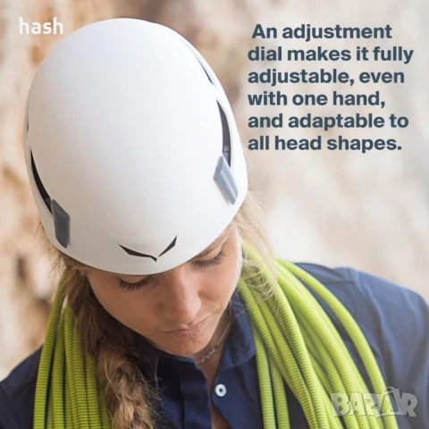 Здрава каска Salewa Pura за катерене и др., унисекс, р-р S-M, снимка 4 - Спортна екипировка - 50878097