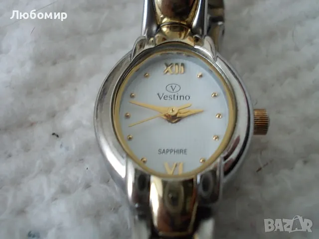 Часовник Vestino SWISS 23K Gold Plated, снимка 2 - Антикварни и старинни предмети - 49596605