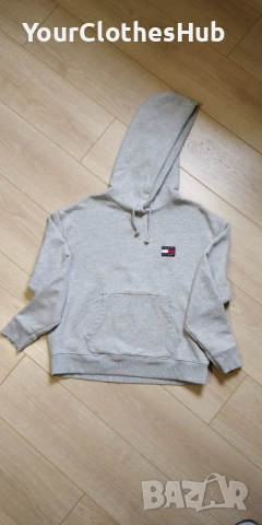Tommy Jeans S size Дамски ватиран суитшърт с качулка, снимка 5 - Суичъри - 52925970