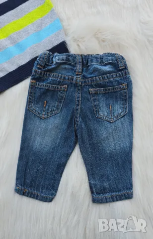 Бебешки дънки и пуловер 0-3 месеца, снимка 5 - Комплекти за бебе - 49833101