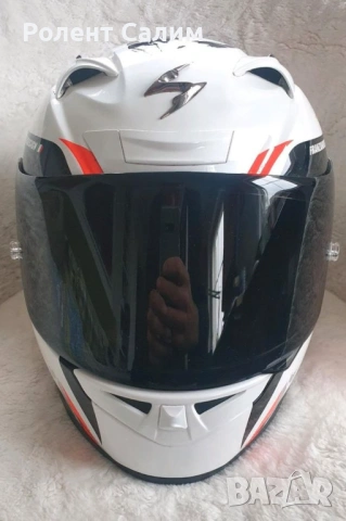 Scorpion EXO-710 Air – Franzan Design (Размер М) – ТОП състояние!, снимка 2 - Аксесоари и консумативи - 53290310