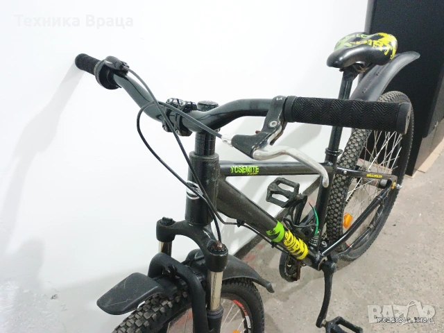 Висококачествен алуминиев детско-юнишески велосипед почти неразличим от нов. 24 цола. , снимка 6 - Велосипеди - 53570482