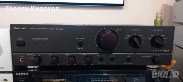Усилвател Technics SU-VX500, снимка 2 - Ресийвъри, усилватели, смесителни пултове - 53540307