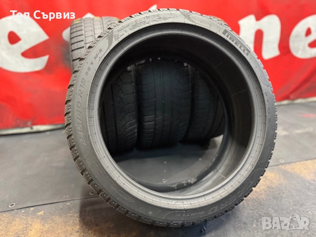 245 40 19, Зимни гуми, Pirelli PZeroWinter, 4 броя, снимка 4 - Гуми и джанти - 52572619