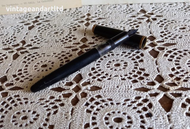 Колекционерска писалка Хемус, позлатен писец, снимка 5 - Антикварни и старинни предмети - 40645409