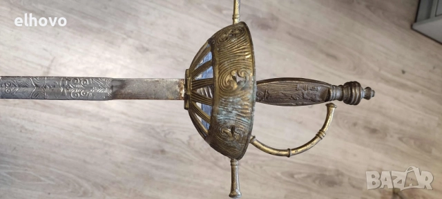 Стара сабя, рапира#1, снимка 7 - Антикварни и старинни предмети - 52480536