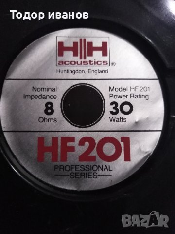 HH-HF201, снимка 1 - Тонколони - 44012083