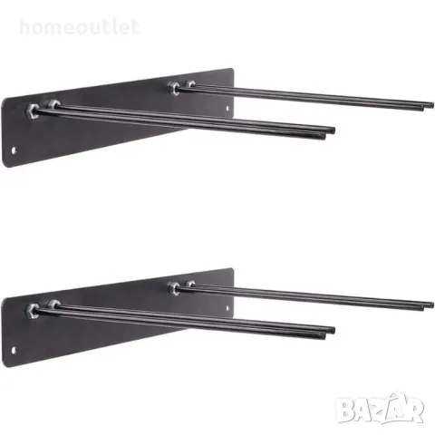 ПРОМОЦИЯ Стенна метална поставка за съхранение на ски UNHO U-860, снимка 4 - Зимни спортове - 49086759