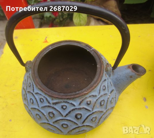 стар японски чайник, чайници, антика, метал, антики, съд, снимка 10 - Антикварни и старинни предмети - 29066909