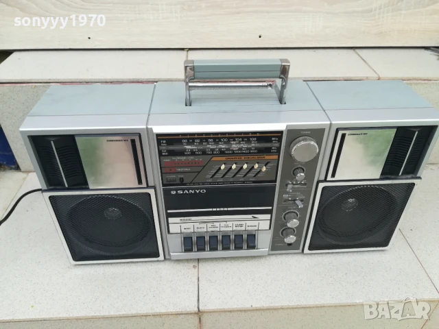 японски касетофон-sanyo 2006251144, снимка 4 - Радиокасетофони, транзистори - 50734659