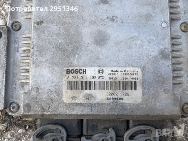 Компютър renault espace / reno espace 0281011103, снимка 2 - Части - 43805869
