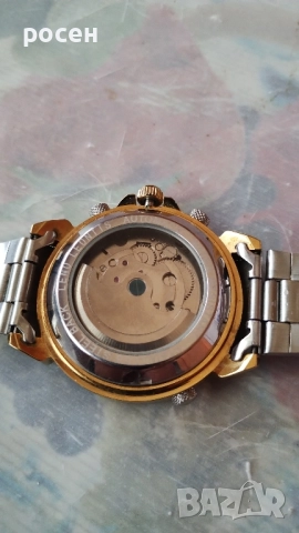 автоматичен часовник хронограф leno Leontis, снимка 6 - Мъжки - 52508927