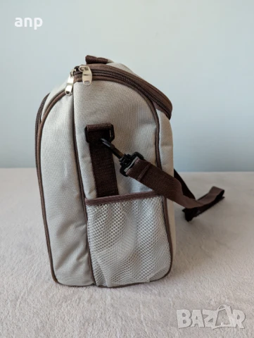 Чанта за пикник с комплект за хранене | Като нова, снимка 6 - Хладилни чанти - 51359188