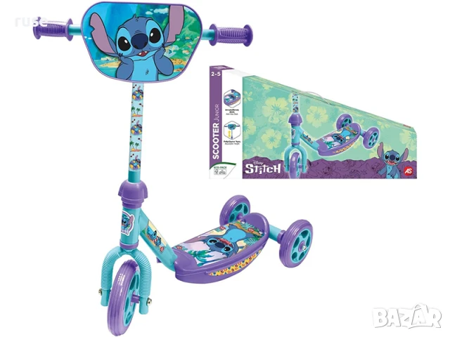 НОВИ! Тротинетка AS Hasbro 3 колела Стич Disney Stitch 