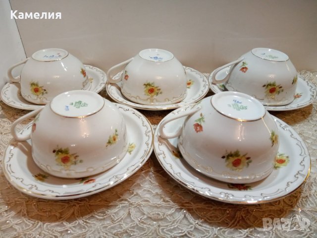 Руски порцелан , снимка 3 - Чаши - 43583343