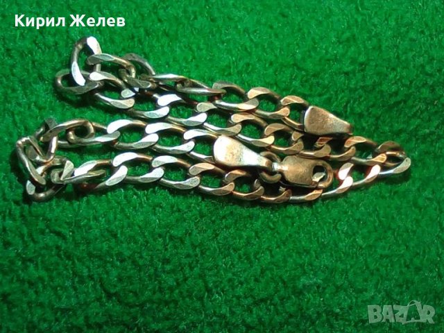 СРЕБЪРНА ГРИВНА СРЕБРО 925 КЛАСИЧЕСКА ЗДРАВА ПЛЕТКА 25606, снимка 2 - Гривни - 35716766