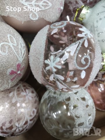 Стъклени коледни топки Christmas , снимка 3 - Декорация за дома - 42992277