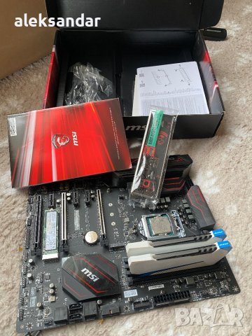 MSI Z 250 gaming pro intel I5 7600k SSD и рам , снимка 4 - Дънни платки - 43337572
