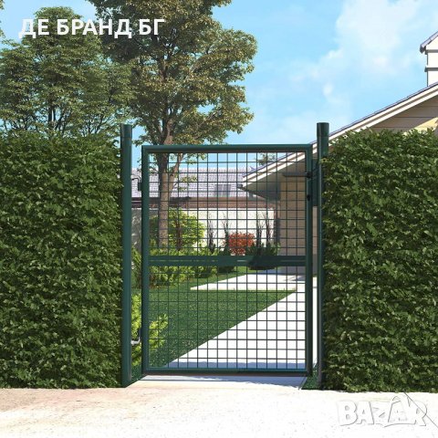 Градинска врата (единична), 105 х 166 см, зелена GN17GD02 в Огради и мрежи  в с. Първомайци - ID35618309 — Bazar.bg