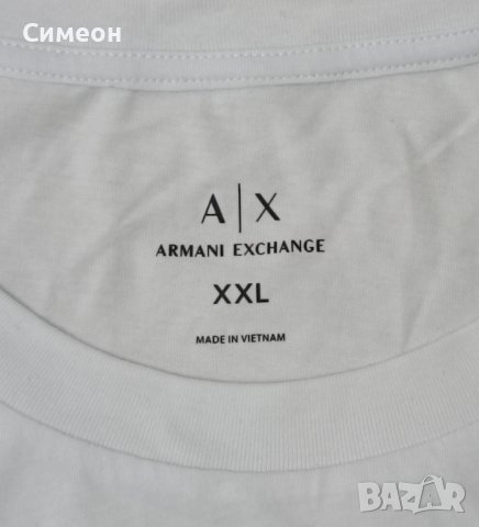 Armani Exchange T-Shirt оригинална тениска 2XL памучна фланелка, снимка 3 - Тениски - 43924991