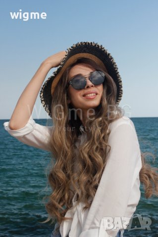 Дълга руса лейс фронт перука Сандра, снимка 4 - Аксесоари за коса - 27908162