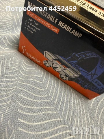 Челен фенер за глава, снимка 3 - Къмпинг осветление - 53435215