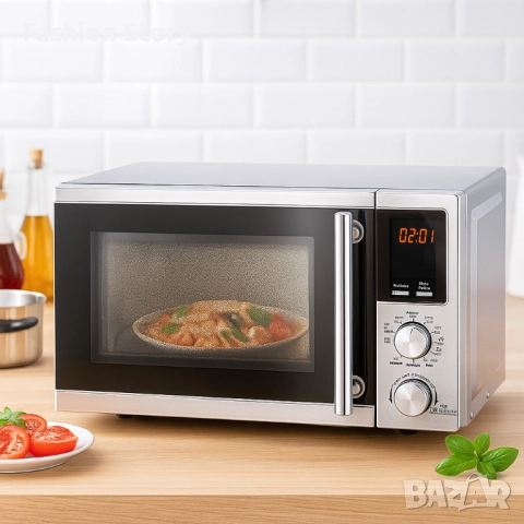 Микровълнова фурна Royalty Line RL-MWO-3818 BLACK - 20L, 700W