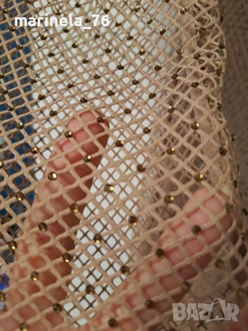 Ефектна рокля с камъни , снимка 1