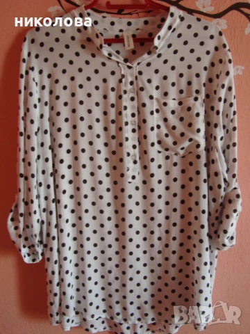 Дамска риза на точки, снимка 2 - Ризи - 51373561