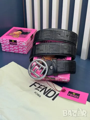 колани от естествена кожа fendi 4см, снимка 7 - Колани - 50407017