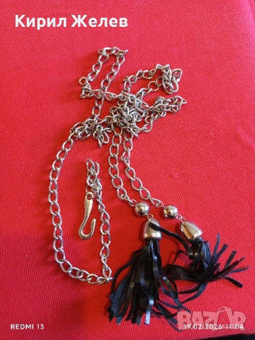 Синджир с пискюли аксесоар за дамска чанта 51885