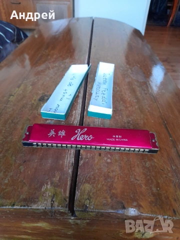 Стара хармоника HERO #3, снимка 2 - Други ценни предмети - 53564300