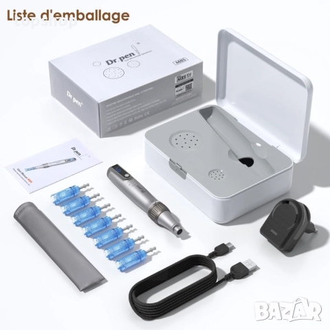 Нова тествана микронидлинг писалка dr pen Ultima M8S dermapen с 14 патрона, 12-пинови/18-пинови/24.., снимка 3 - Друго оборудване - 51816772