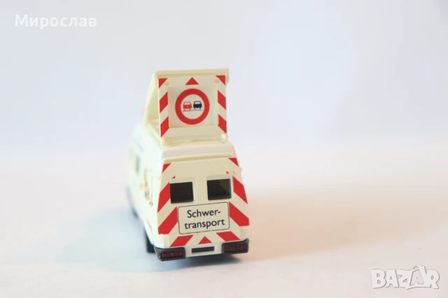 BUSCH H0 1/87 IVECO ТЕЖКОТОВАРЕН ИЗВЪНГАБАРИТЕН ТРАНСПОРТ МОДЕЛ КОЛИЧКА, снимка 6 - Колекции - 50682301