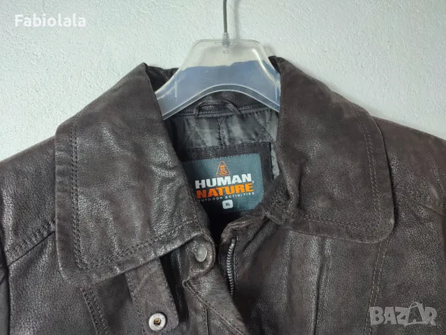 Human Nature leather coat XL, снимка 8 - Якета - 47472736