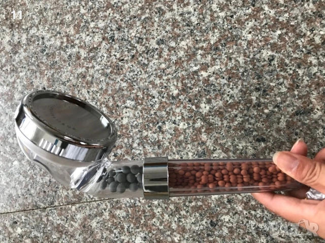 СПА душ слушалка с германиий и турмалин / Размерът и е универсален