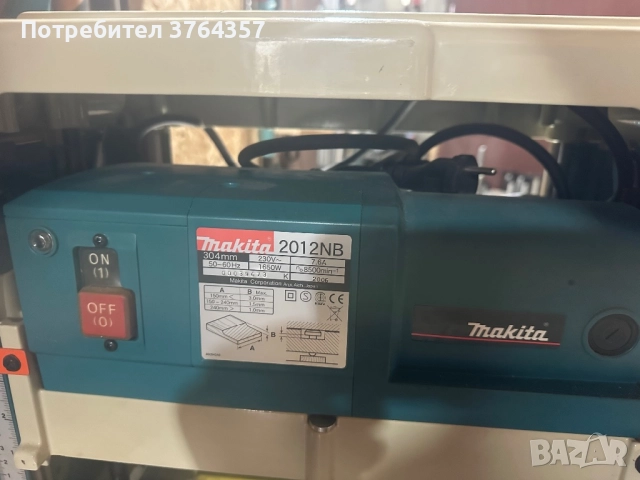 ПРОДАВАМ: Makita 2012NB – ЯПОНСКА СЕРИЯ, НЕ КИТАЙСКА! – СЪСТОЯНИЕ КАТО НОВА, снимка 2 - Други инструменти - 52845270