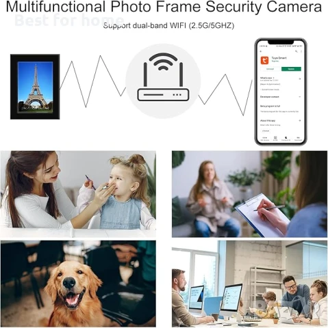 WiFi Шпионска камера 1080P  скрита във фоторамка от  Pelay, снимка 2 - Други - 50830182