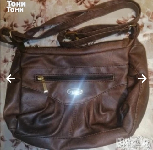 BAC STREET Нова Дамска Чанта Изцяло от Естествена Кожа, снимка 4 - Чанти - 52526467