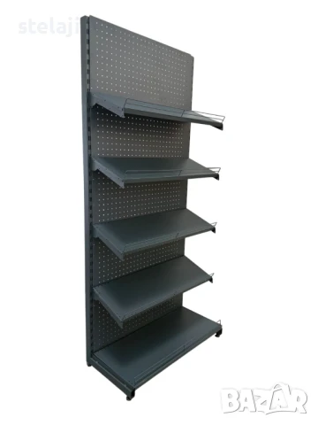 Стелаж с перфо гръб за закачане на куки Еко Лайн /НОВИ/, снимка 6 - Стелажи и щандове - 51374656