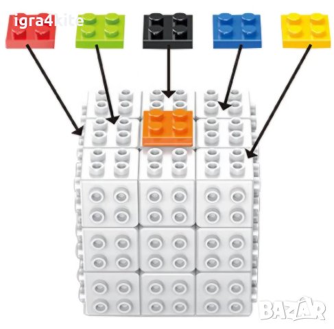 ТОТАЛЕН ХИТ! Кубче на Рубик Лего - Lego Rubik Cube, снимка 7 - Играчки за стая - 43284255
