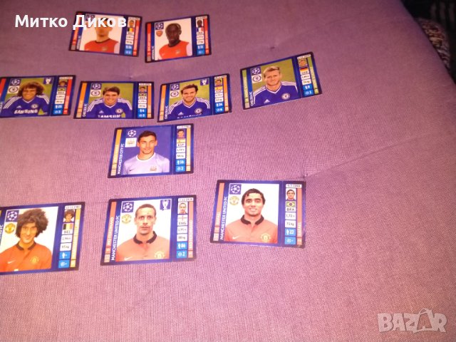 	Картички на футболисти от албум УЕФА шампионска лига сезон 2013-2014г.-100броя