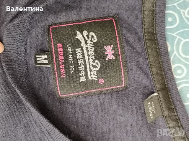 Разпродажба! Оригинална Superdry дамска маркова тениска, М, снимка 3 - Тениски - 36619162