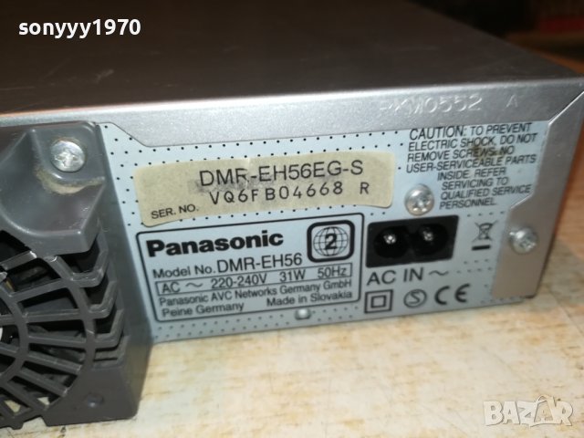 PANASONIC DMR-EH56EG-S HDD/DVD RECORDER 1208221844, снимка 18 - Плейъри, домашно кино, прожектори - 37675662