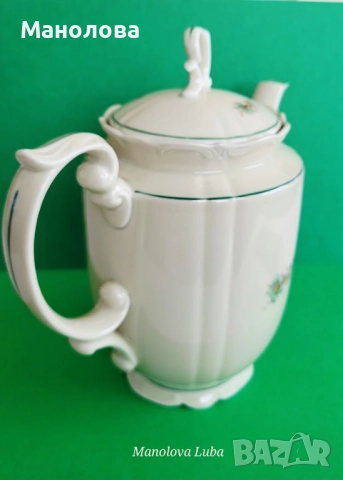 Порцеланов чайник Schlottenhof Arzberg Bavaria., снимка 9 - Други ценни предмети - 52729923