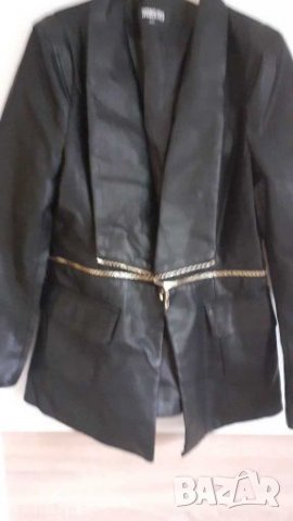 Дамско кожено яке от еко кожа, снимка 5 - Якета - 26654718