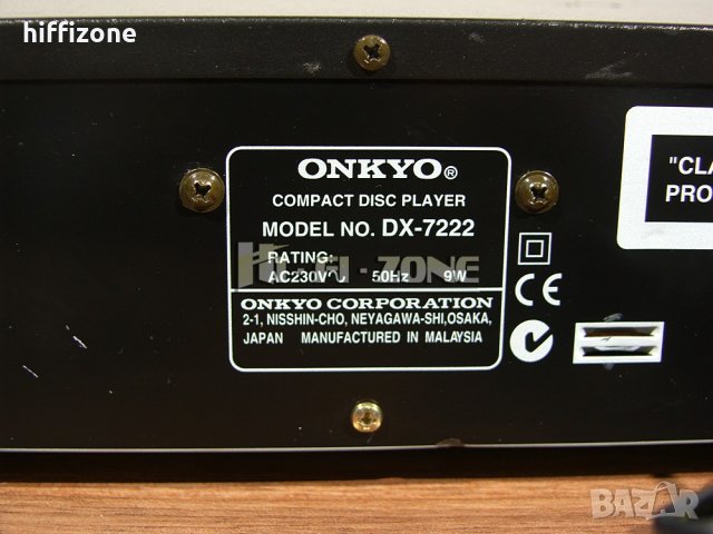 CD PLAYER  Onkyo dx-7222 , снимка 8 - Ресийвъри, усилватели, смесителни пултове - 40149531