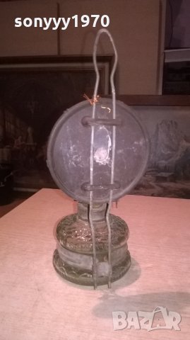 антик-газова лампа-ретро колекция-25х10см, снимка 10 - Колекции - 28057359